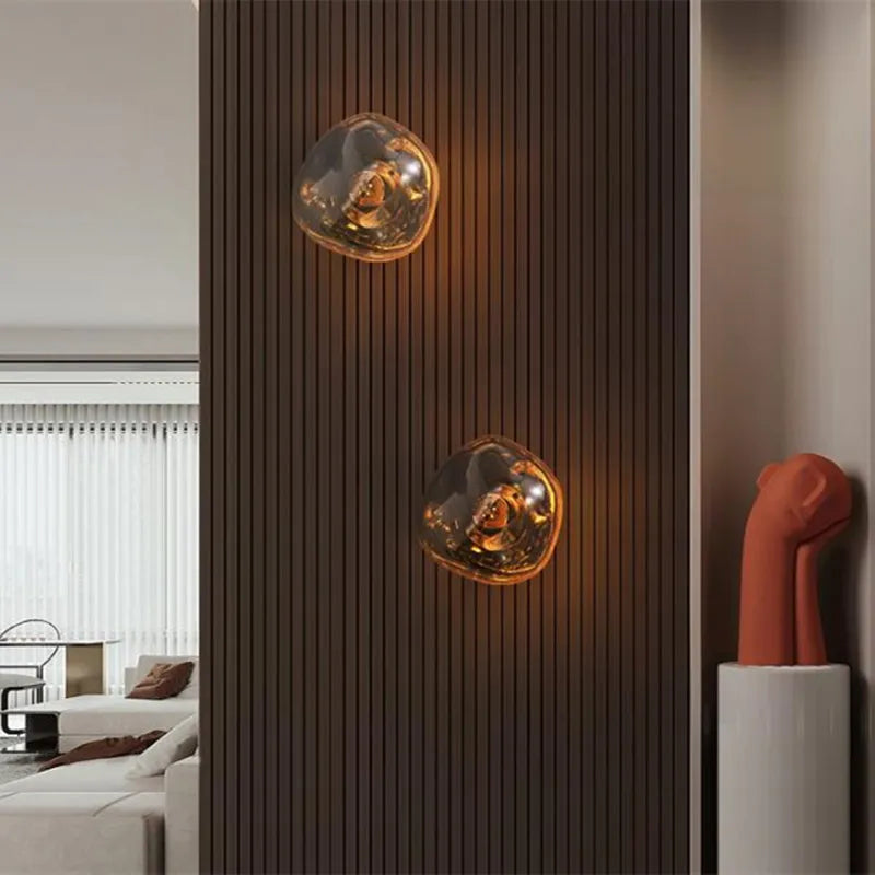 DecorBites™ Lava Glass Wall Lamp: Nordic Design for Home Decor, Living Room, Bedroom