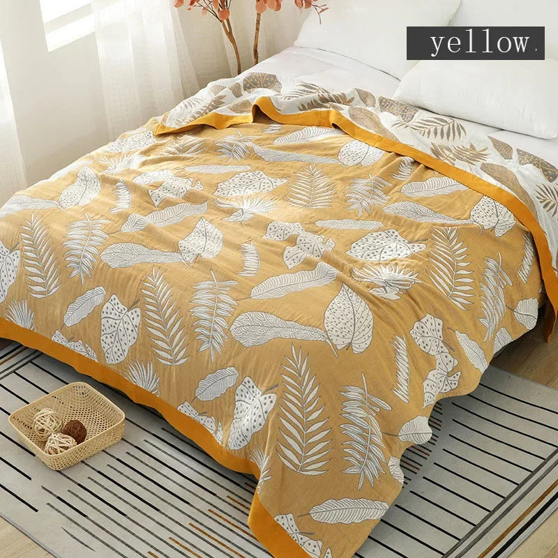 DecorBites™ Cotton Gauze Boho Throw Blanket