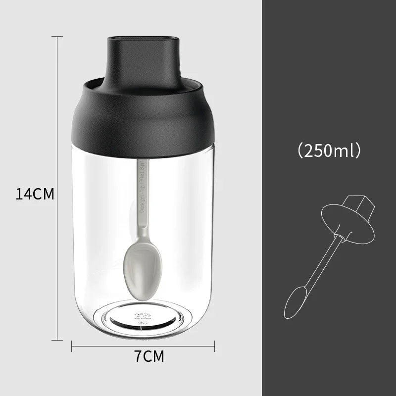DecorBites™ Glass Seasoning Bottle Set