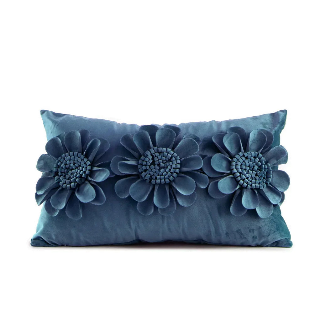 DecorBites™ Handmade Flower Cushion Cover - Light Luxury Decorative Pillows