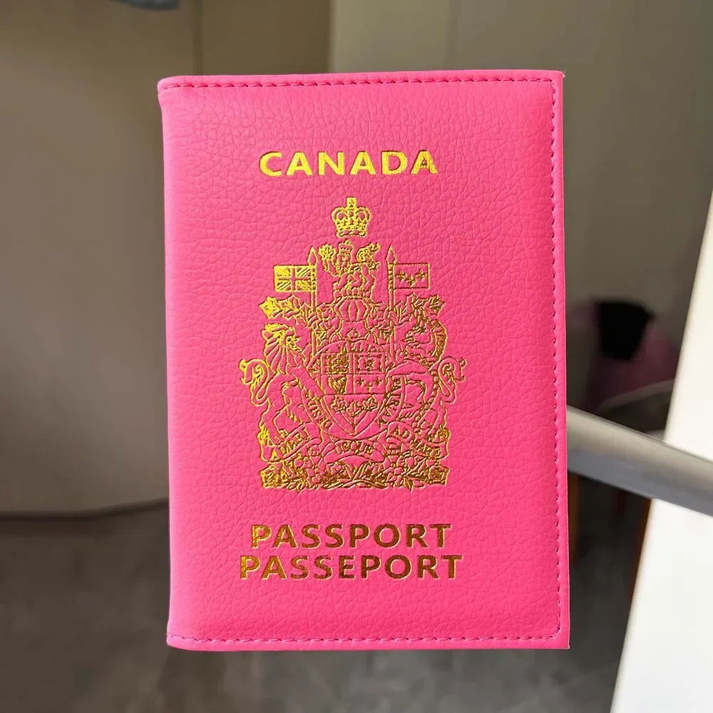 Travel accessories Canadian Passport Cover Protector Pu Leather covers for Passport  Drop Shipping