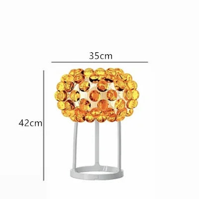 Modern gold acrylic rs7 bulb pendant lights dining room chandelier