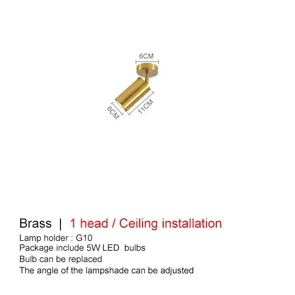 DecorBites™ Adjustable LED Ceiling Spotlight for Dining Kitchen Bedroom Background Lighting