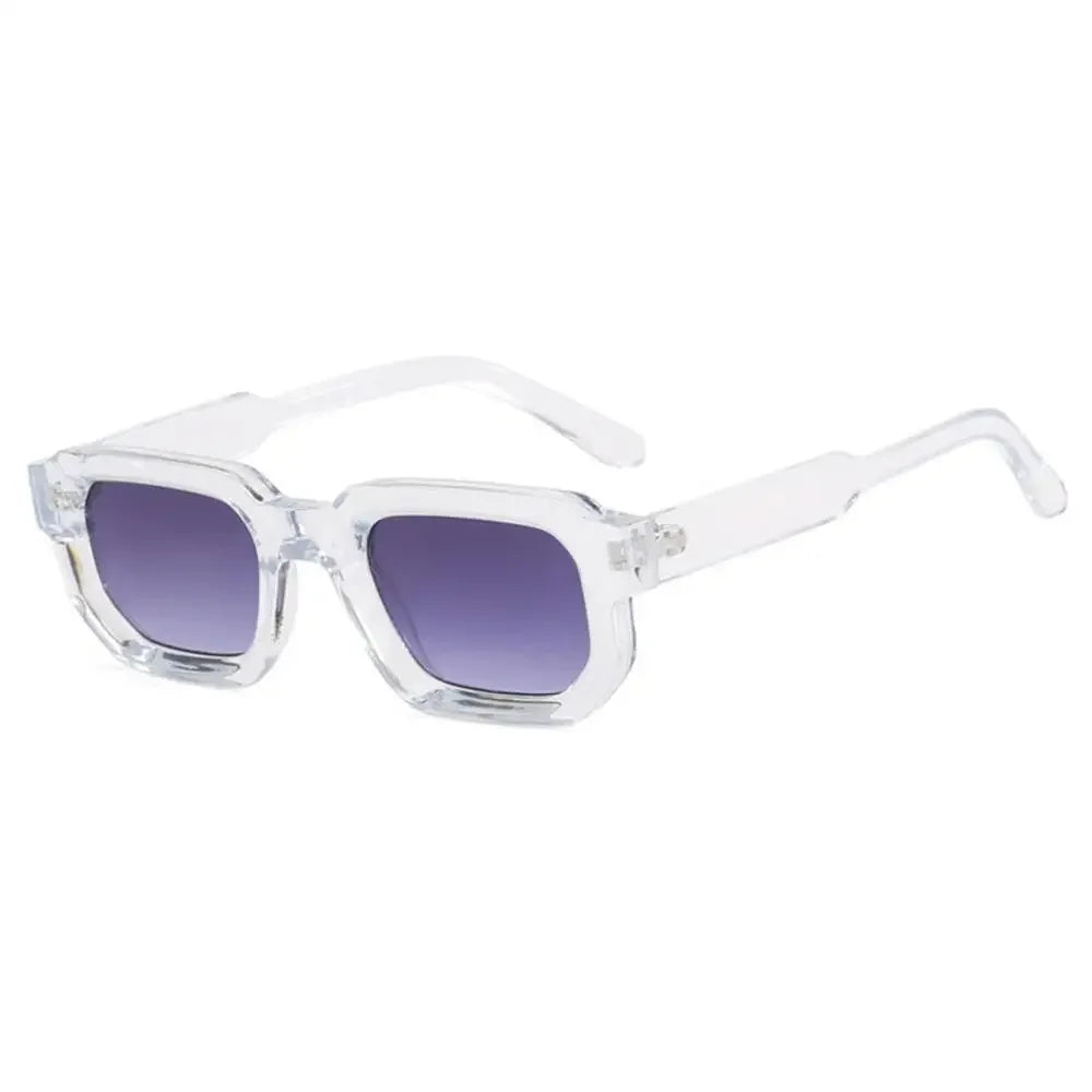 Men Vintage Rectangle Frame Sunglasses UV400