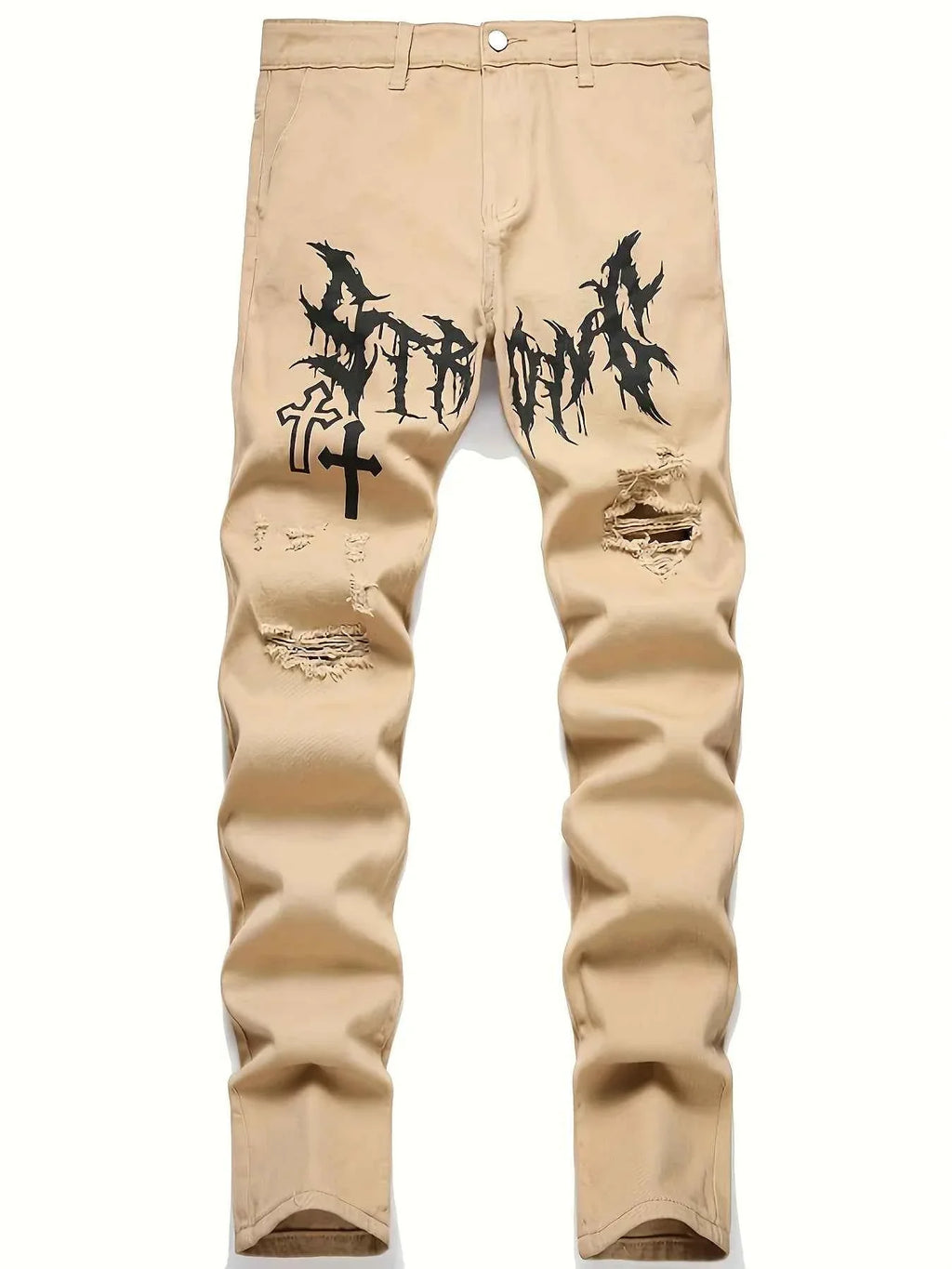 Men's Streetwear Paint Printed Pants