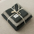 DecorBites™ Japanese Grid Print Bed Set in Washed Cotton for Summer Comfort