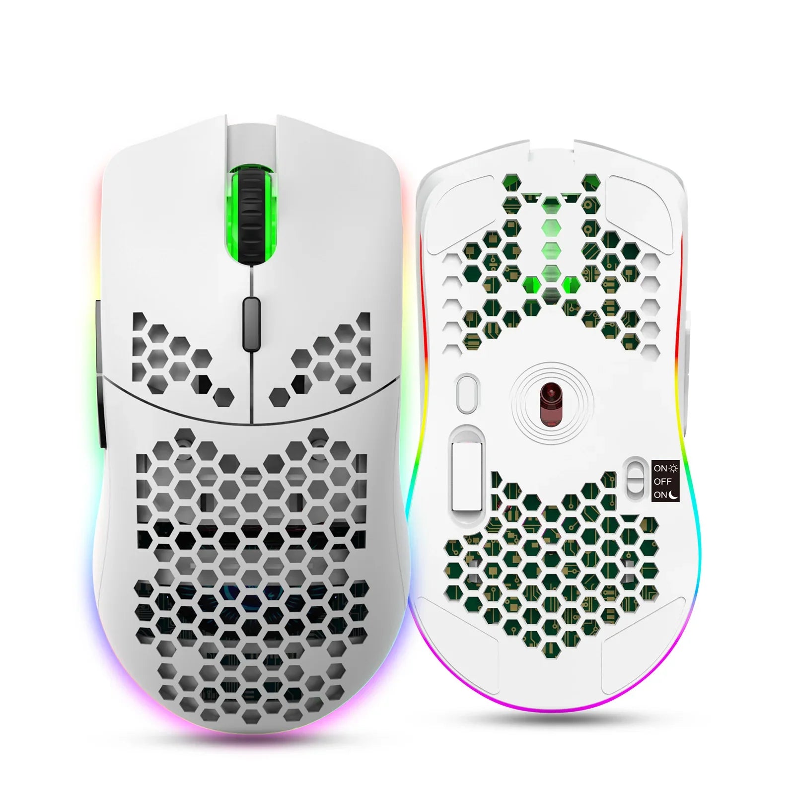 HXSJ T66 RGB 2.4G Wireless Gaming Mouse RGB