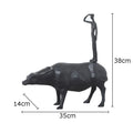 DecorBites™ Cowherd Shepherd Boy Resin Figure Sculpture for Modern Home Decor