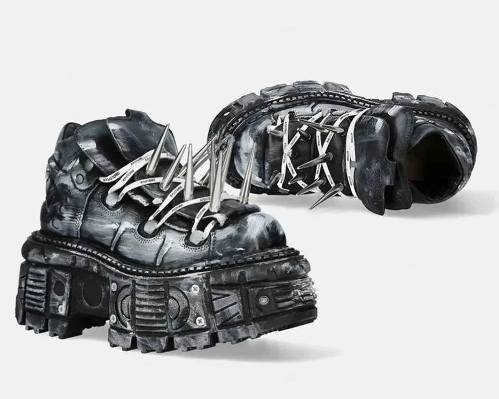 Platform Spiked Rivet Striders