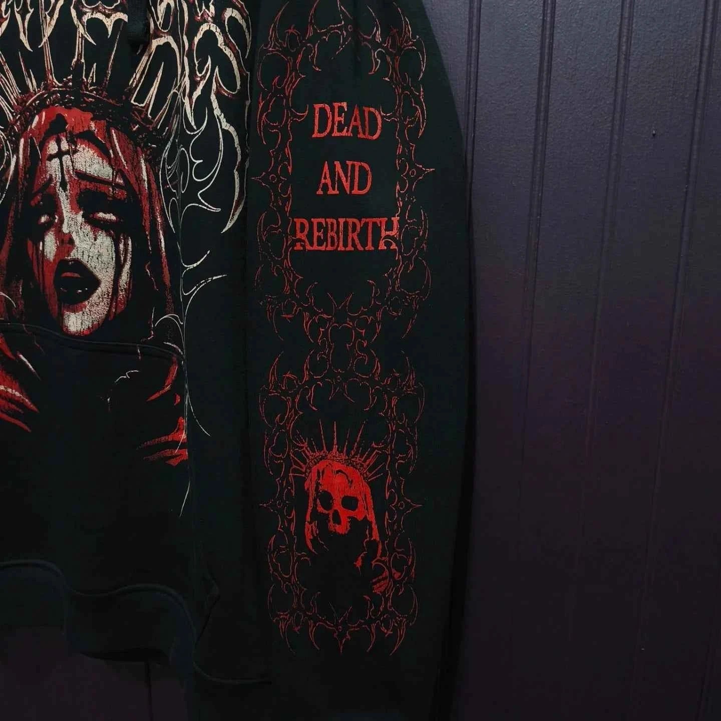 Y2K Sweatshirt for Women White Angel Themed Spike Print