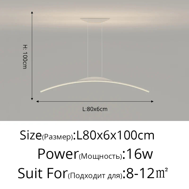 DecorBites™ LED Pendant Lamp - Minimalist Hanging Light for Dining Room & Home Decor