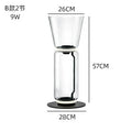 DecorBites™ Heavy Glass LED Floor Lamp: Modern Nordic Light for Living Room and Bedroom