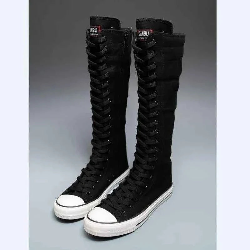 High Top Canvas Sneakers for Women