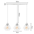 DecorBites™ Iron Frame Pendant Chandelier for Modern Indoor Lighting