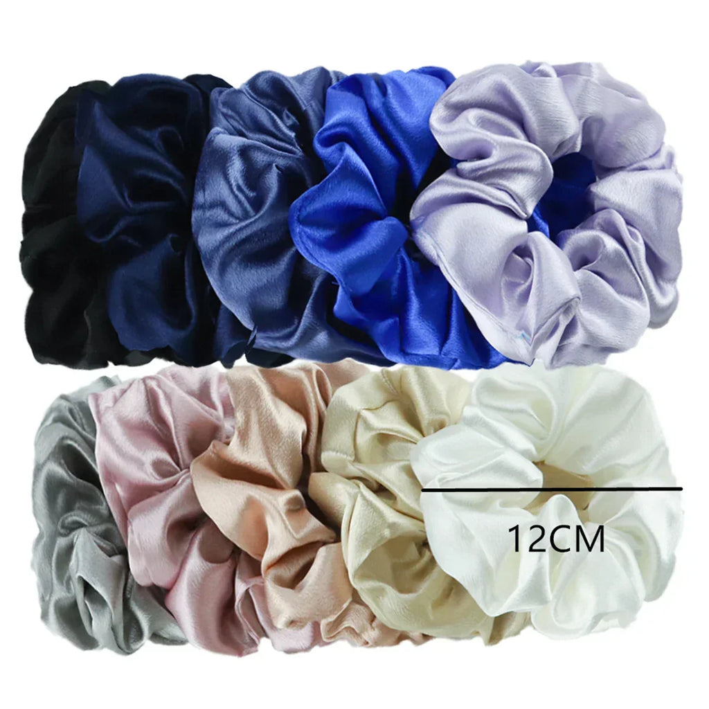 Women's Silky Satin Hair Scrunchies Set