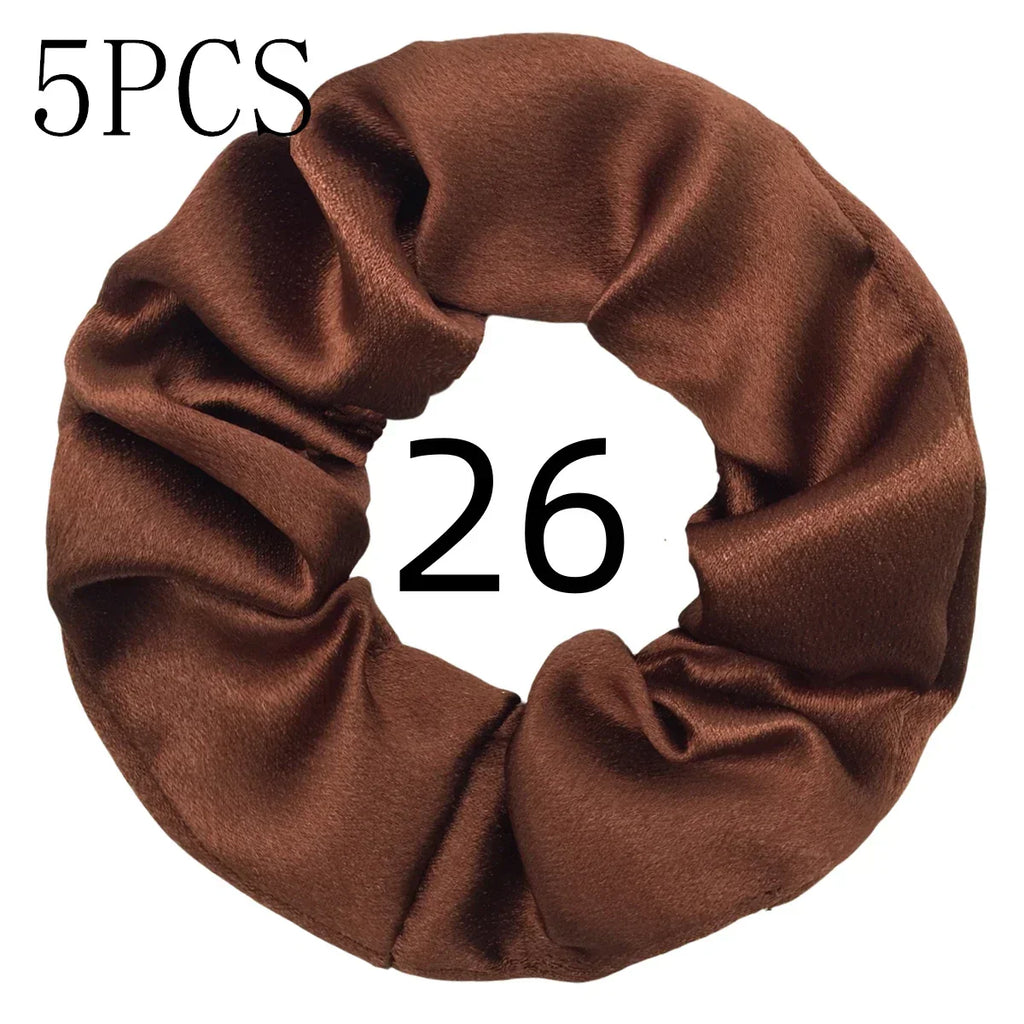 Women's Silky Satin Hair Scrunchies Set