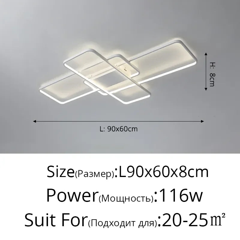 DecorBites™ Elegant Ceiling Chandeliers, Dimmable with Remote Control