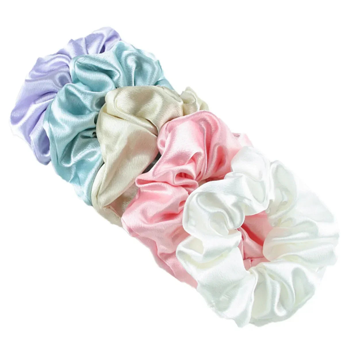 Women's Silky Satin Hair Scrunchies Set