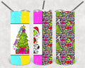Mean One and Snoopy 20 oz Skinny Tumbler
