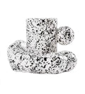 DecorBites™ Cotton Candy Ceramic Cup & Saucer Set for Coffee, Tea, Milk, Juice