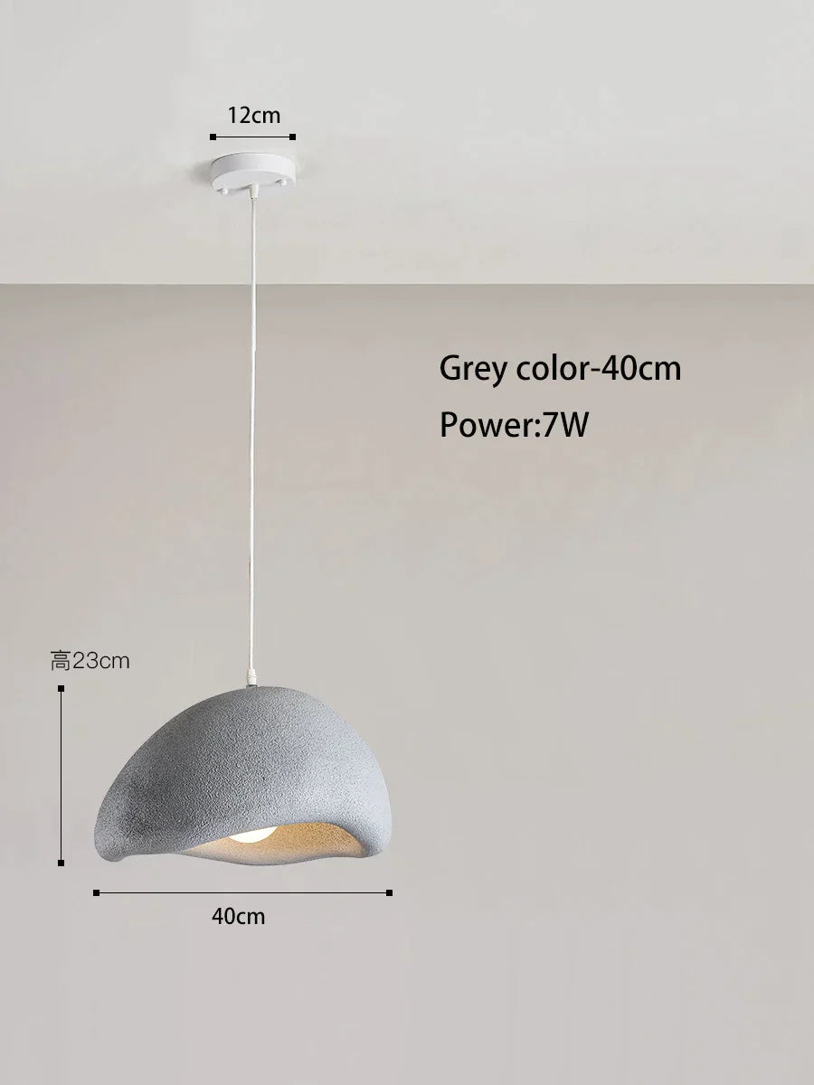 DecorBites™ Cream Style Cloud Chandelier Cement LED Pendant Lamp - Modern Hanging Light