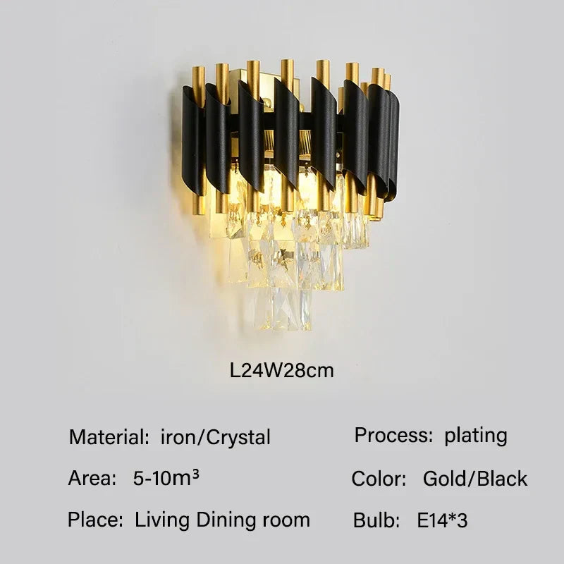 DecorBites™ Crystal Pendant Chandelier - Modern Luxury LED Lighting for Living, Dining, Bedroom