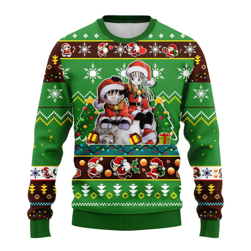 Dragon Ball Anime Sweater: Christmas Style Pullover Gift