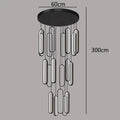 DecorBites™ LED Pendant Chandeliers for Living Room Staircase Indoor Lighting