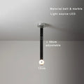 DecorBites™ Leather Marble Ceiling Pendant Lights - Adjustable Hanging Lamp for Dining Room & Bedroom