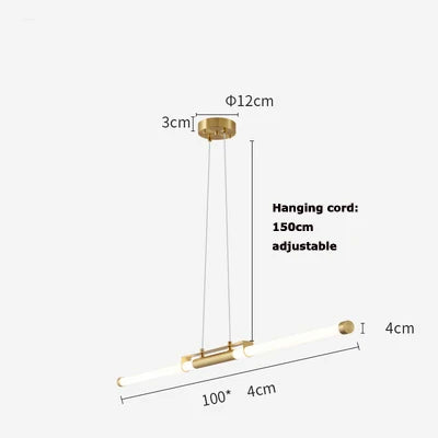 DecorBites™ Dimmable LED Acryl Chandelier Lighting Luminaire for Dinning Room