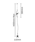 DecorBites™ Adjustable LED Chandelier for Modern Living Room and Bedroom Decor