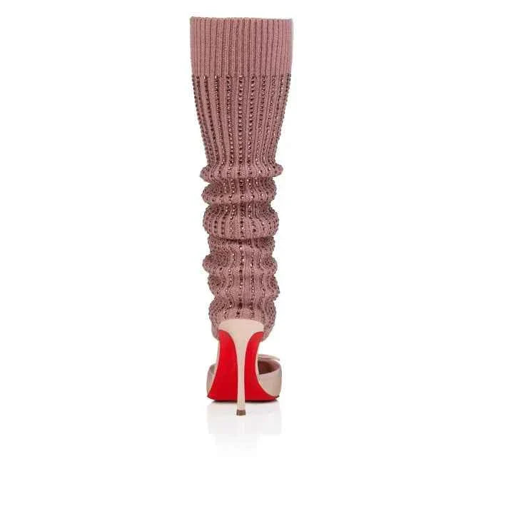 Sexy rhinestone Heels Elastic with sleeves New Arrivals