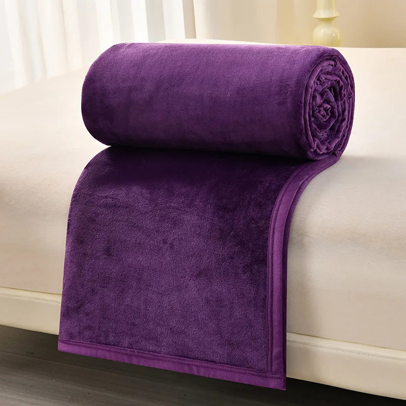 DecorBites™ Cozy Flannel Blanket: Multi-Functional Sofa Cover for Adults