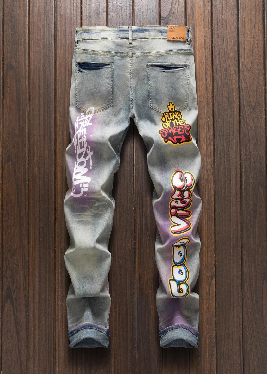 Men's street casual printed slim fit Pants