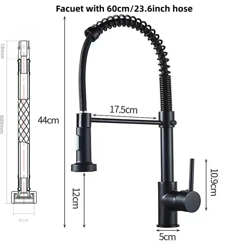 DecorBites™ Gourmet Faucets for Kitchen Bathroom, Mixer Tapware for Sink Washbasin