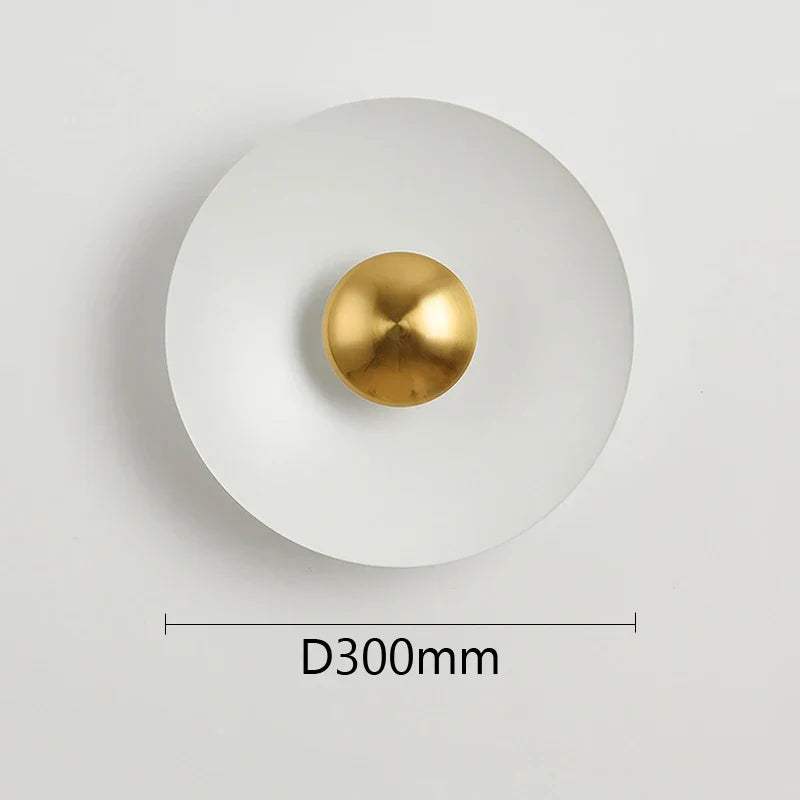 DecorBites™ Golden Macaroon LED Wall Lamp for Bedroom & Living Room