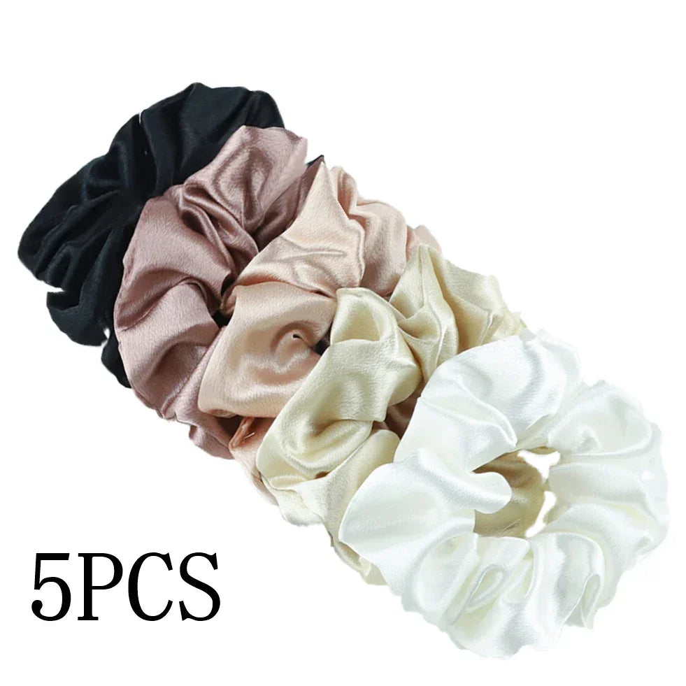 Women's Silky Satin Hair Scrunchies Set
