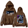 Solo Leveling Anime Hoodie – Harajuku Fleece Pullover