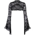 Gothic Classic Lace Flare Sleeve Blouse Y2K Rave