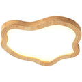 DecorBites™ Cloud Shape Wooden LED Ceiling Light for Modern Nordic Home Living Room Surface Fixture