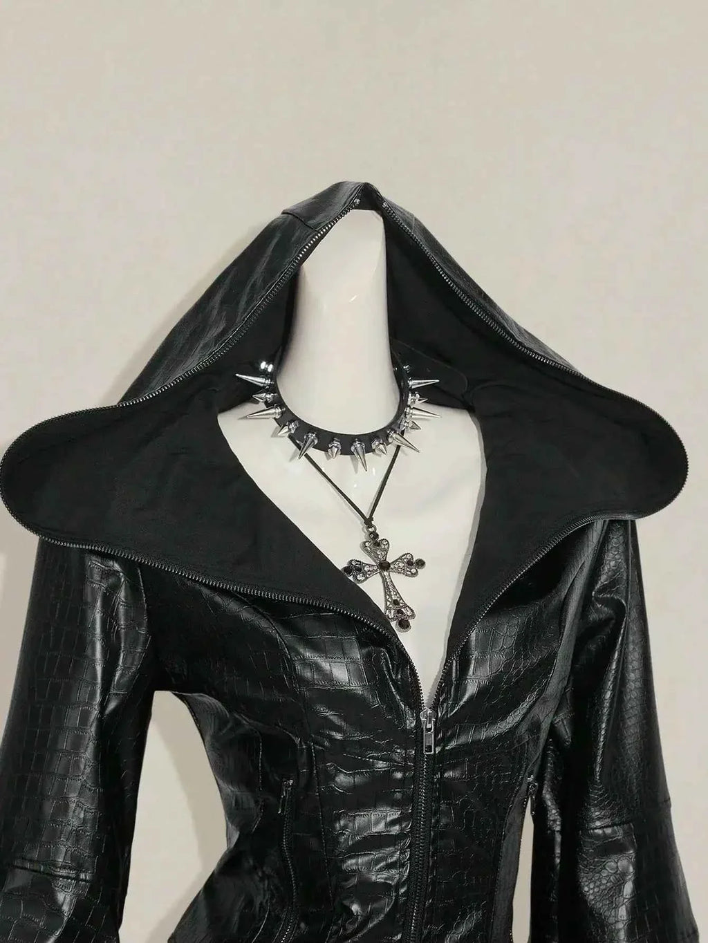 Women's Gothic PU Leather Jacket