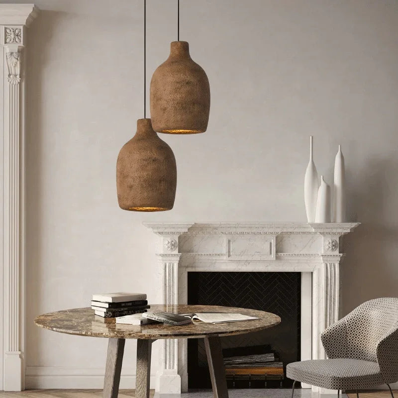 DecorBites™ Japanese Style Resin Pendant Lights for Home Decor and Lighting Needs