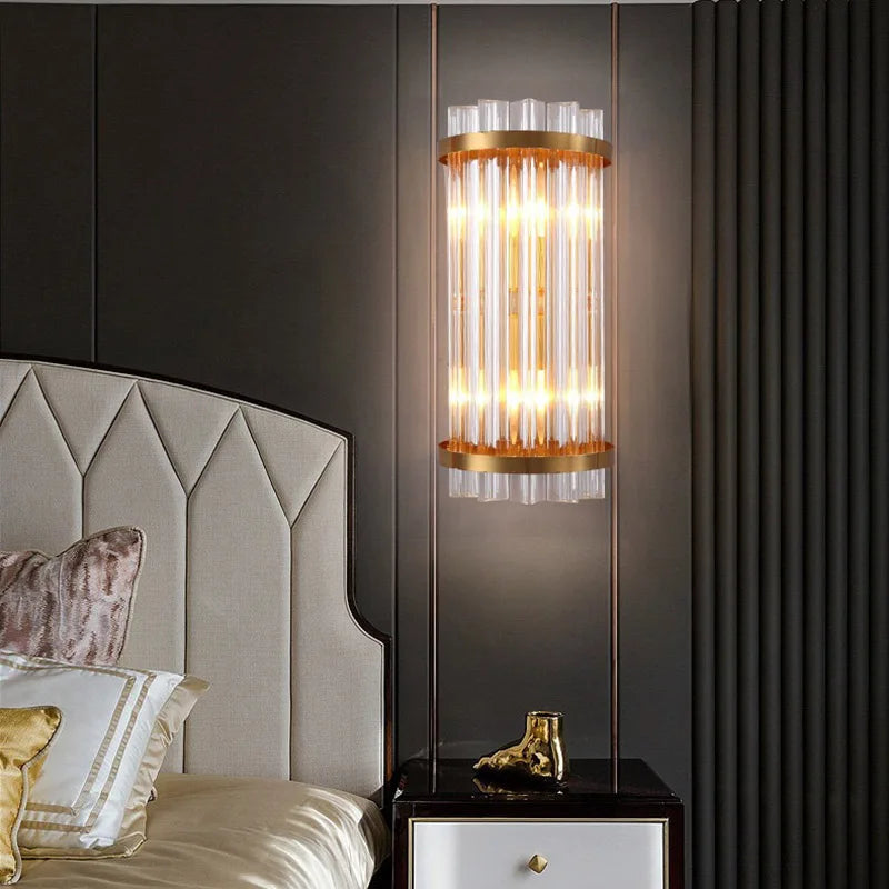 DecorBites™ Crystal Luxury Wall Lamp for Modern Bedroom, Living Room, Staircase - LED Indoor Lighting