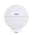 White & clear acrylic round globe lamp for outdoor garden lighting