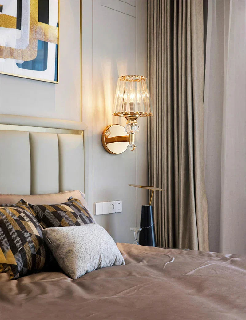DecorBites™ Glass Shade Wall Lamp: Modern Minimalist Nordic HomeDecoraction & Living Room Lighting