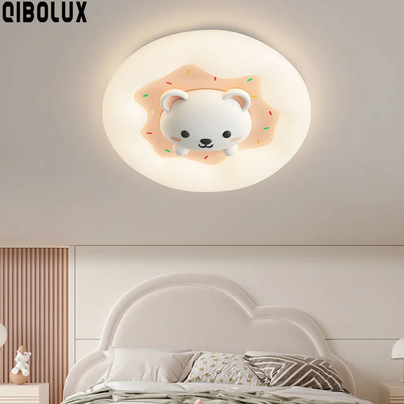 DecorBites™ Kids Room Chandelier Remote Dimable Ceiling Lights