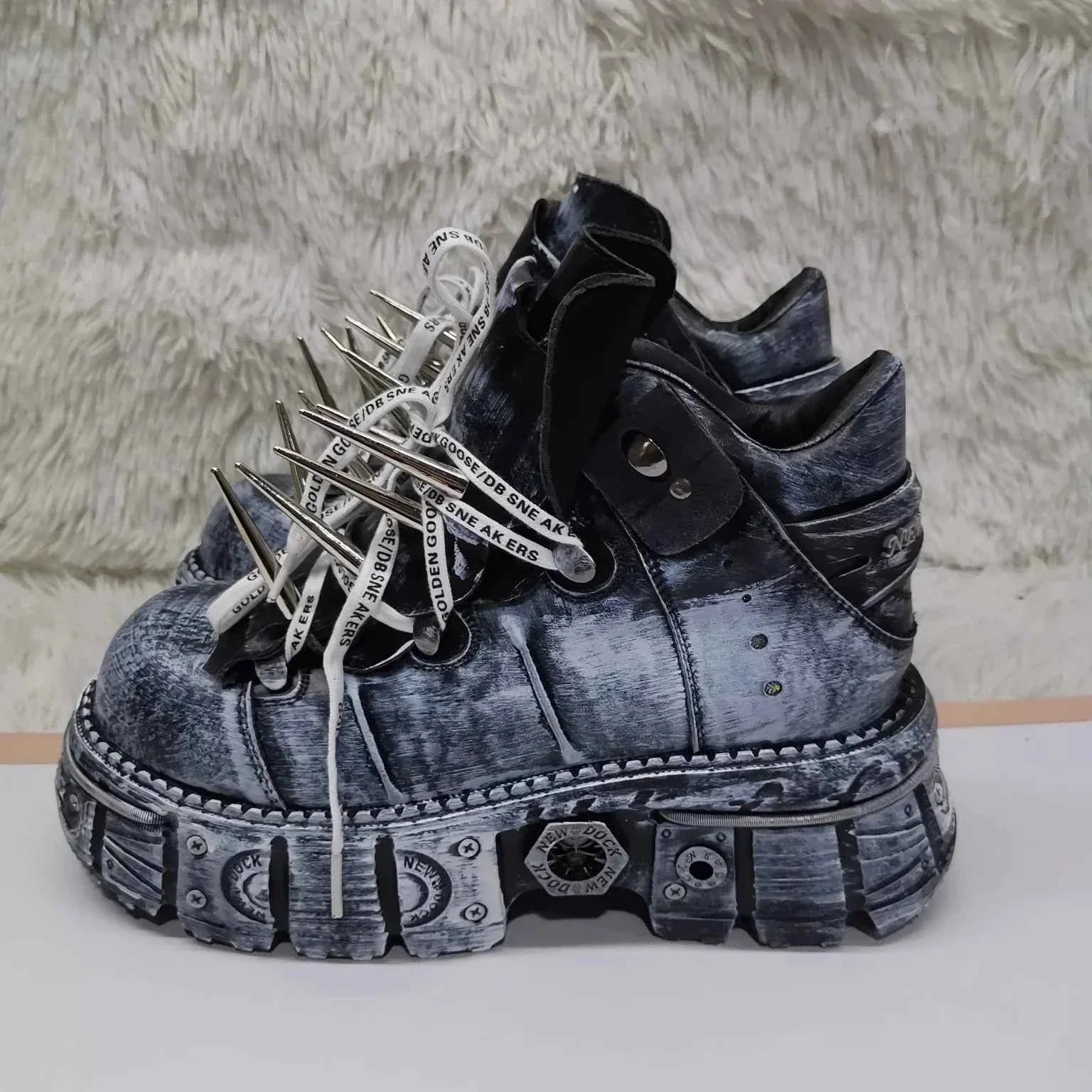 Platform Spiked Rivet Striders