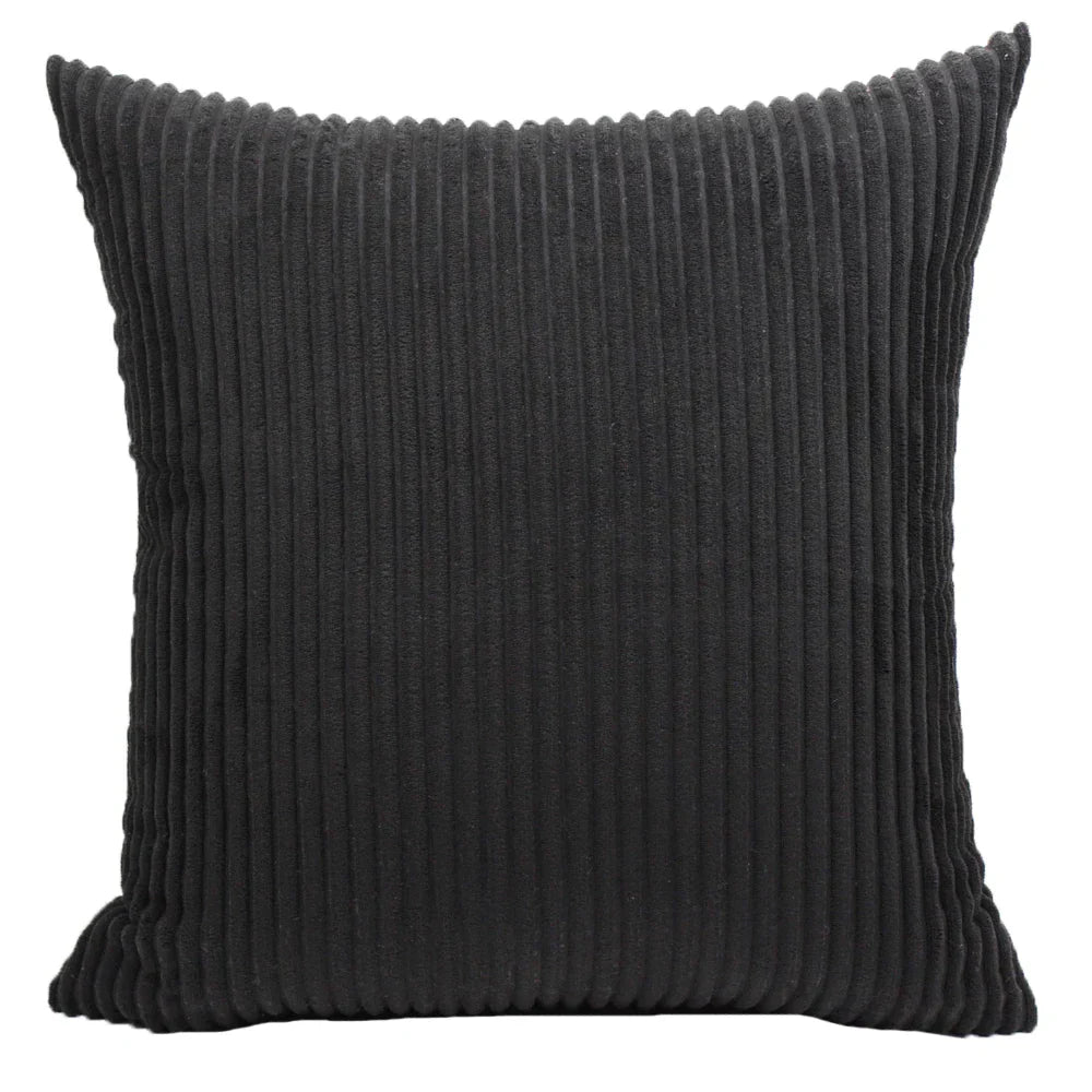DecorBites™ Corduroy Pillow Cover: Striped Cushion for Sofa Bed - Nordic Home Decor