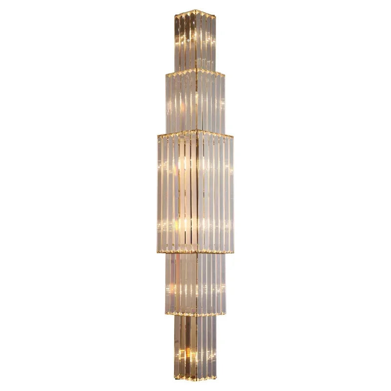 DecorBites™ Crystal Wall Lamp: Elegant Lighting Fixtures for Luxe Living Spaces