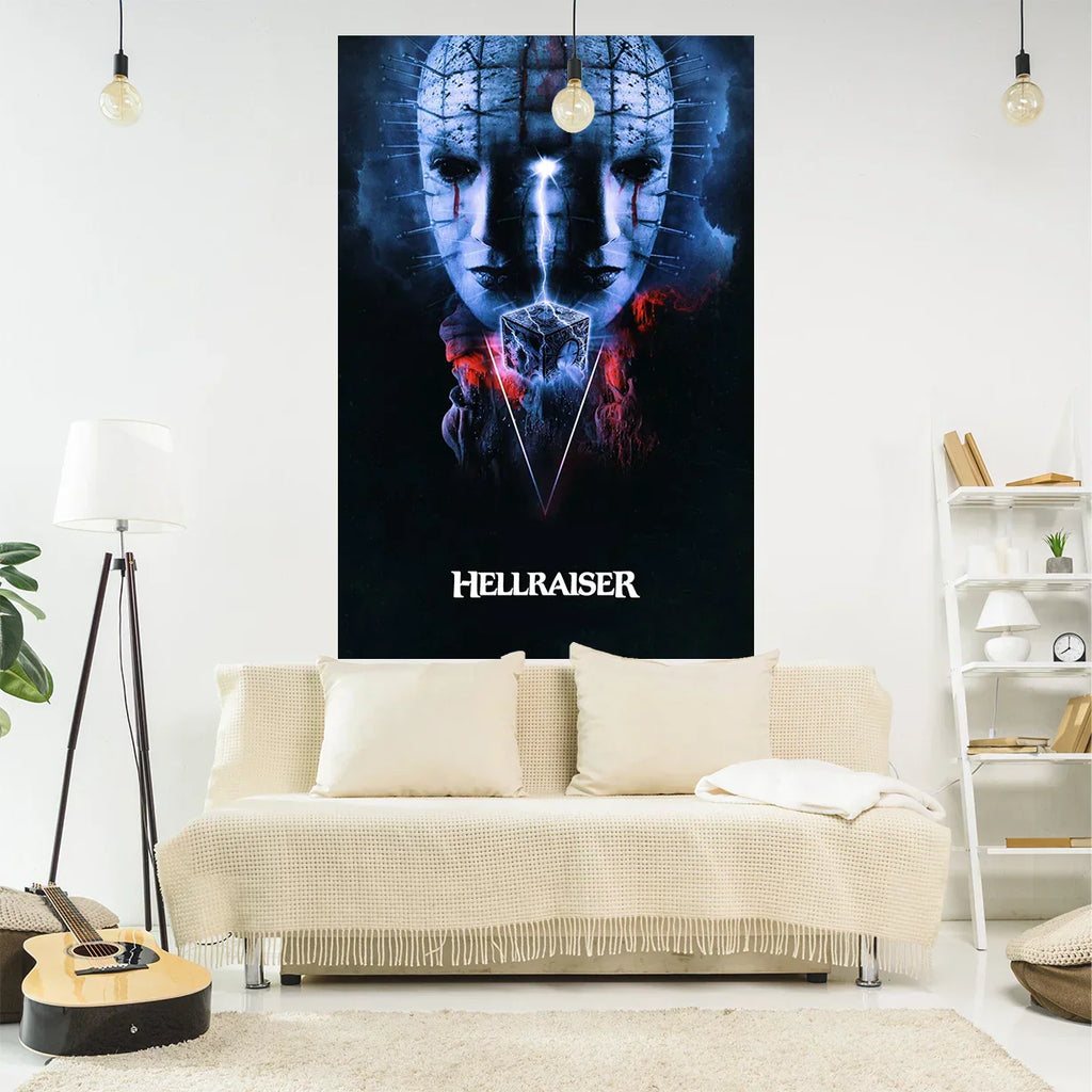 DecorBites™ Jack-O-Lantern Wall Tapestry: Halloween Horror Movie Boho Home Decor for Bedroom